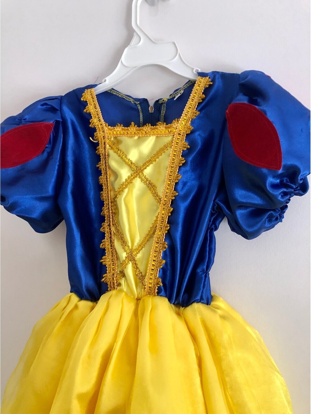 Snow White Costume Unbranded Disney Princess Size 6 years old Yellow Blue Dress - Picture 2 of 9
